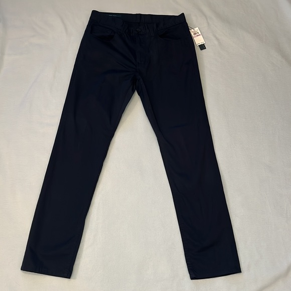 NEW Mens Perry Ellis, Navy Blue,  Slim Fit Principles Pants, size 32 x 32 - Picture 7 of 8